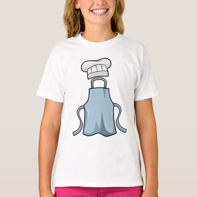 Cooking apron and Cooking hat T-Shirt (Front)