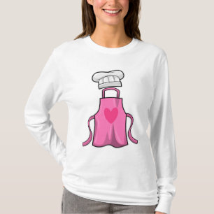 Cooking apron and Cooking hat with Heart T-Shirt