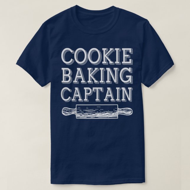 Cooking Baking Captain - Cooking Funny  T-Shirt (Design Front)