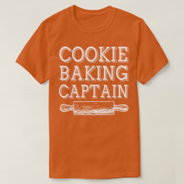 Cooking Baking Captain  Cooking Funny  T-Shirt (Design Front)