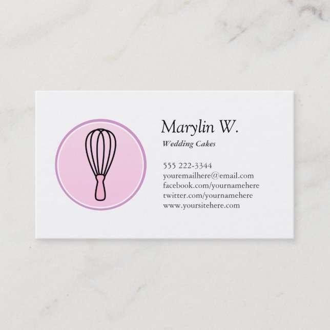 Cooking Business Card (Front)