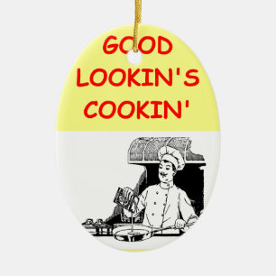 COOKING CERAMIC TREE DECORATION