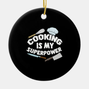 Cooking Ceramic Tree Decoration