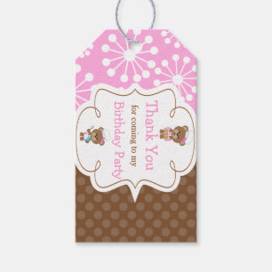 Cooking Chef Bears Thank You Gift Tag