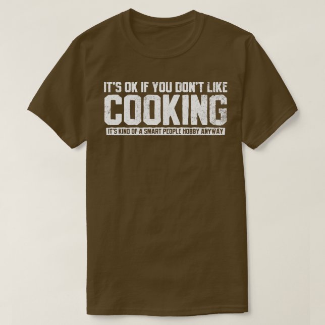 Cooking Chef Cook  T-Shirt (Design Front)