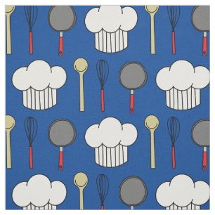 Cooking Chef Cute Kids Baking Kitchen Fabric