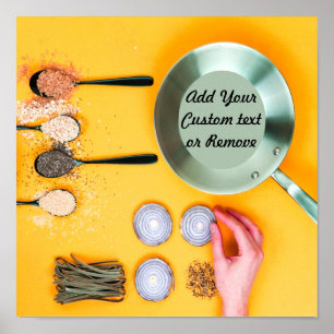 Cooking Chef Pan Poster