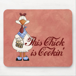 Cooking Chick Mouse Pad
