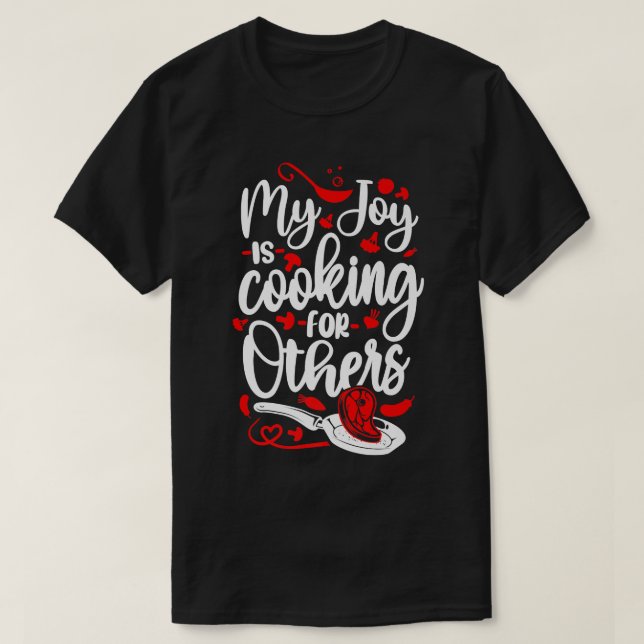 Cooking Cook Pan Kitchen Chef T-Shirt (Design Front)