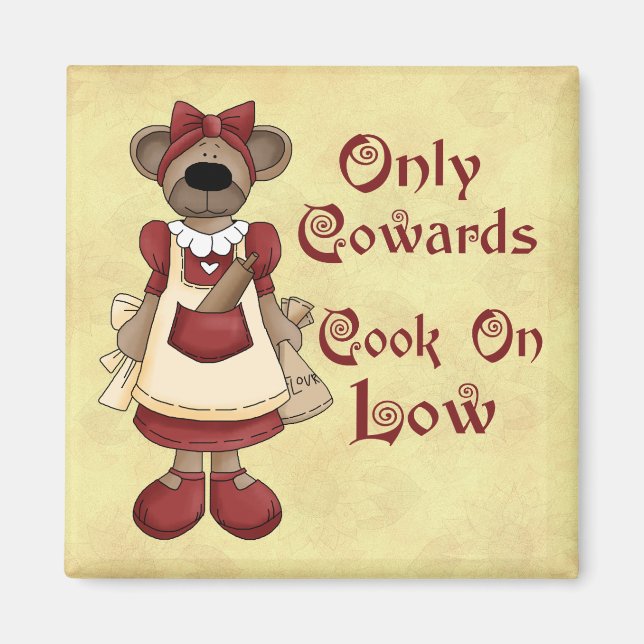 Cooking Cowards Magnet (Front)
