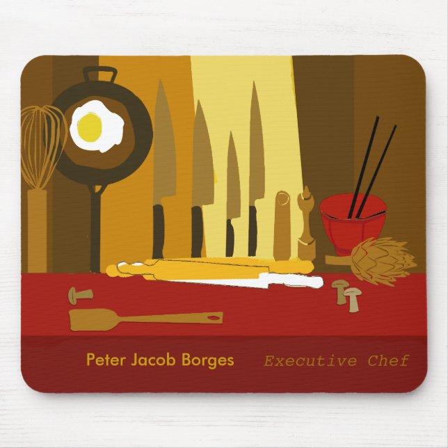 Cooking Culinary Chef Mouse Pad (Front)