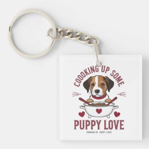 Cooking Dog Style Key Ring