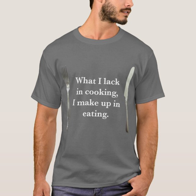 Cooking & Eating Basic Dark T-Shirt (Front)