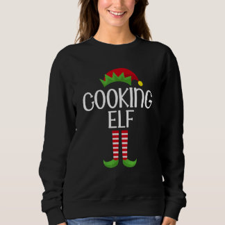 Cooking Elf Family Matching Group Christmas Party  Sweatshirt