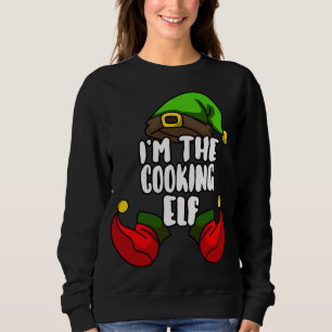 Cooking Elf Matching Family Christmas Party Pajama Sweatshirt
