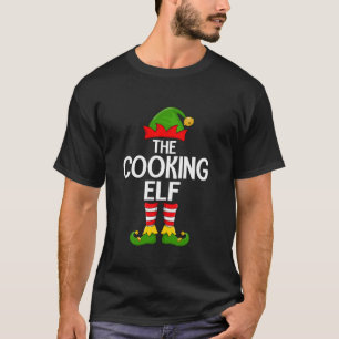 Cooking Elf Xmas Matching Family Elf Squad Christm T-Shirt