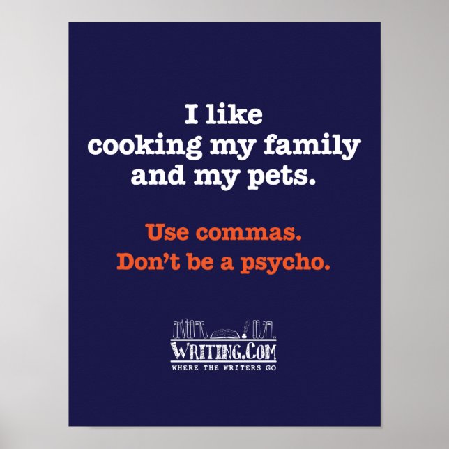 Cooking Family and Pets Poster (Front)