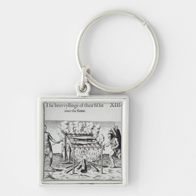 Cooking Fish Key Ring (Front)