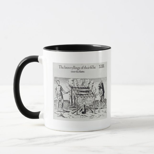 Cooking Fish Mug (Left)