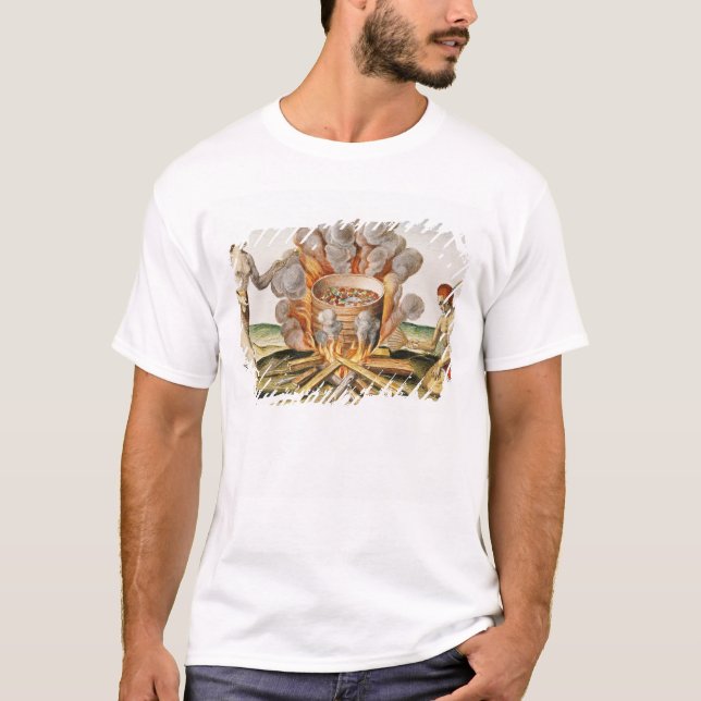 Cooking Food in a Terracotta Pot T-Shirt (Front)
