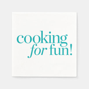 Cooking For Fun Napkin