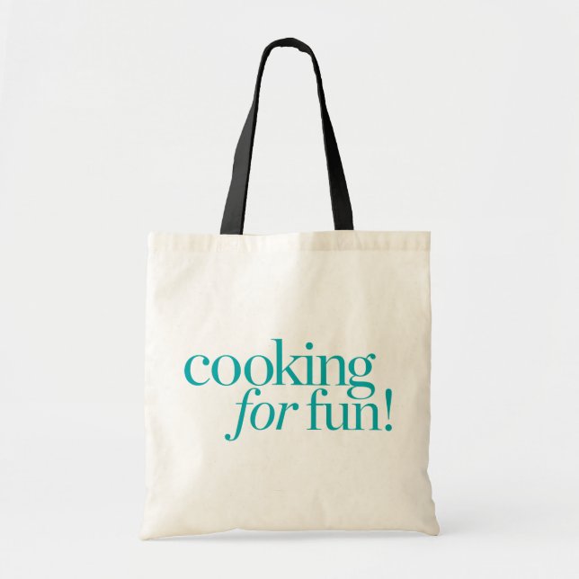 Cooking For Fun Tote Bag (Front)