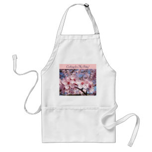 Cooking for My Baby! Apron gifts Pink Blossoms