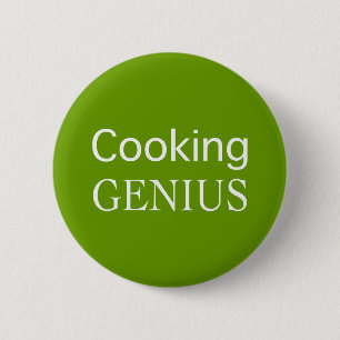 Cooking Genius Gifts 6 Cm Round Badge