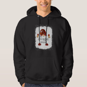 Cooking Gnome Buffalo Plaid Christmas Light Bleach Hoodie