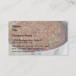 Cooking Hot Chilli Business Card