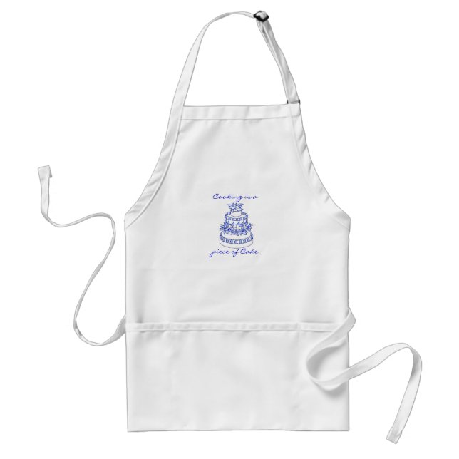 Cooking is a piece of Cake Standard Apron (Front)