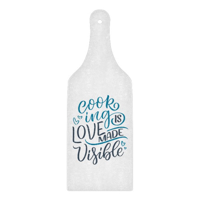 Cooking is Love made Visible Cutting Board (Front)