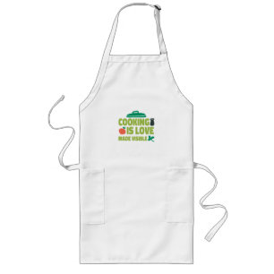 Cooking Is Love Made Visible Long Apron