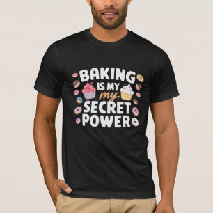 Cooking Is My Favorite Hobby Culinary Typography T-Shirt