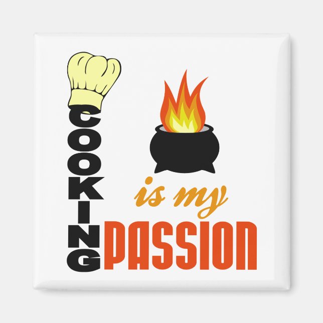 Cooking Is My Passion magnet (Front)