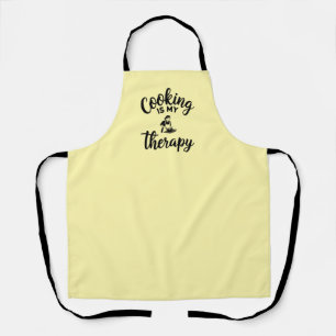 Cooking Is My Therapy Apron
