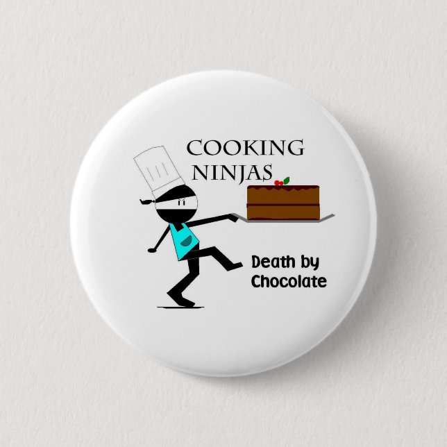 Cooking Ninjas 6 Cm Round Badge (Front)