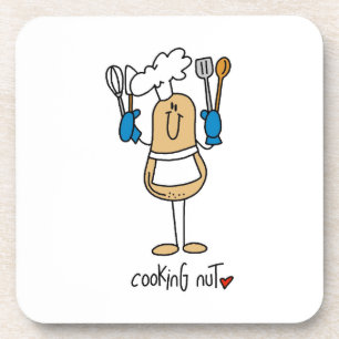 Cooking Nut T-shirts and Gifts Coaster