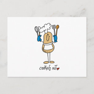 Cooking Nut T-shirts and Gifts Postcard