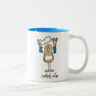 Cooking Nut T-shirts and Gifts Two-Tone Coffee Mug