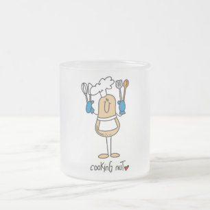 Cooking Nut Tshirts and Gifts Frosted Glass Coffee Mug