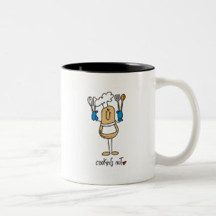 Cooking Nut Tshirts and Gifts Two-Tone Coffee Mug