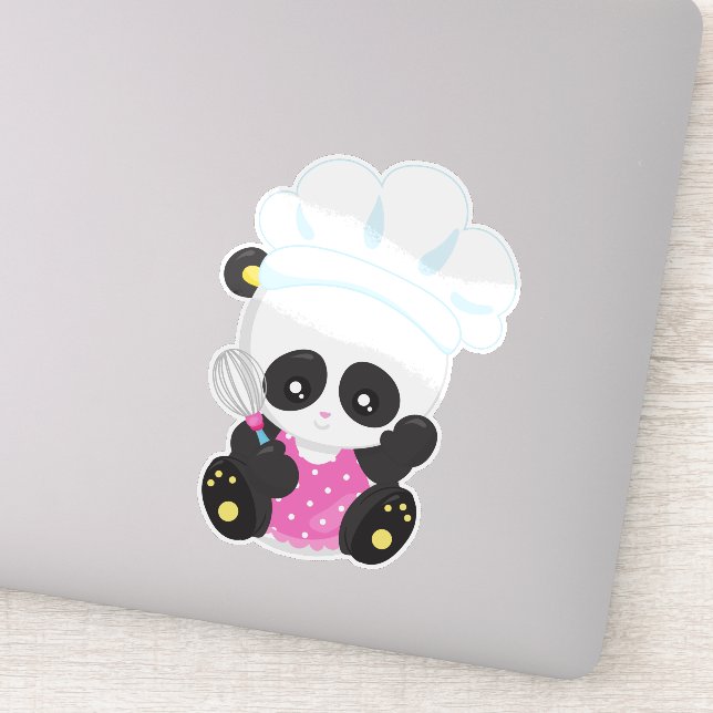 Cooking Panda, Baking Panda, Cute Panda, Whisk (Detail)