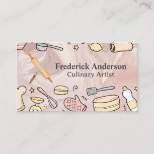 Cooking Pattern Tools Business Card