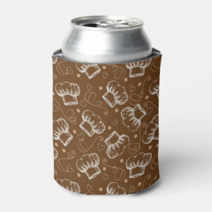 Cooking pattern with chef hat can cooler