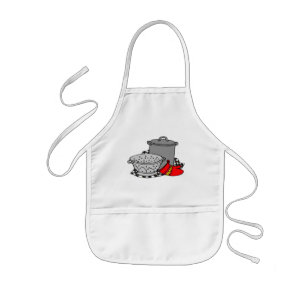Cooking Pot & Strainer Kids Apron
