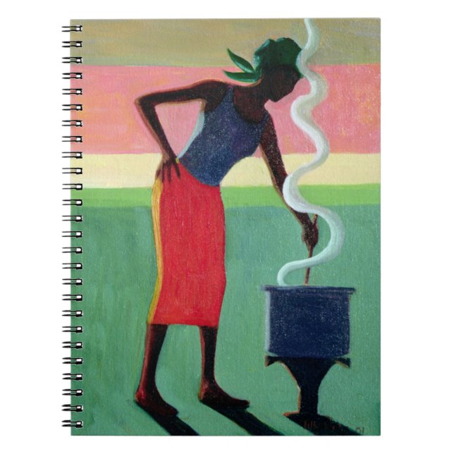 Cooking Rice 2001 Spiral Notebook (Front)
