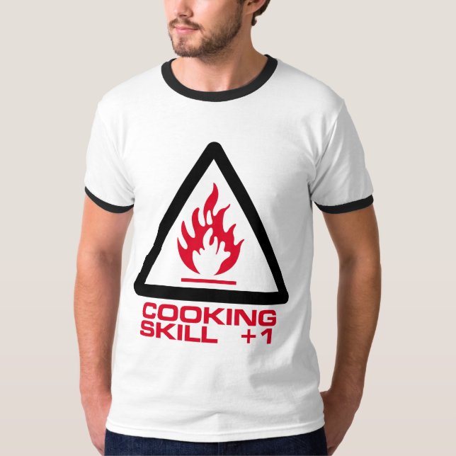 Cooking Skill +1 T-Shirt (Front)