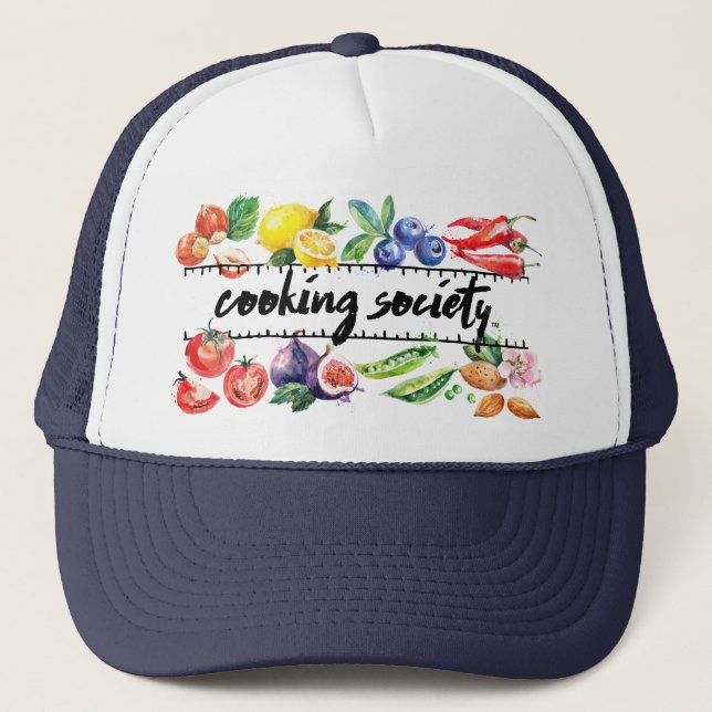 Cooking Society Trucker Hat (Front)