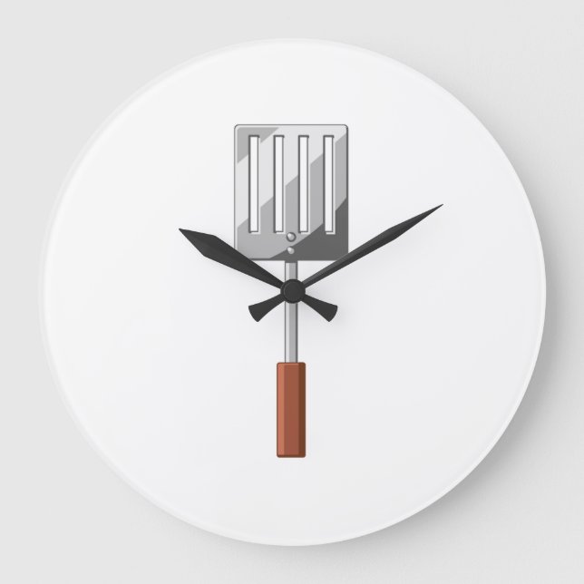 Cooking Spatula Large Clock (Front)